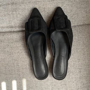 Divanne Black Mules